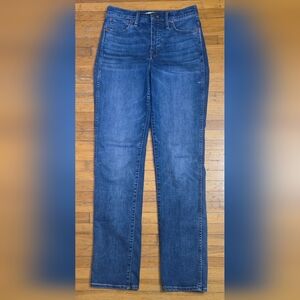 Madewell Women's Stovepipe Full Length Jeans Med Wash 28